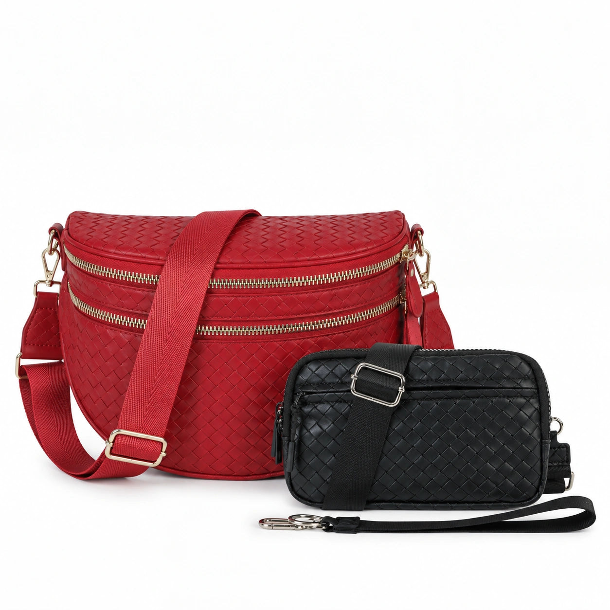 The Hands-Free Essentials Duo - Woven Leather - Image 6