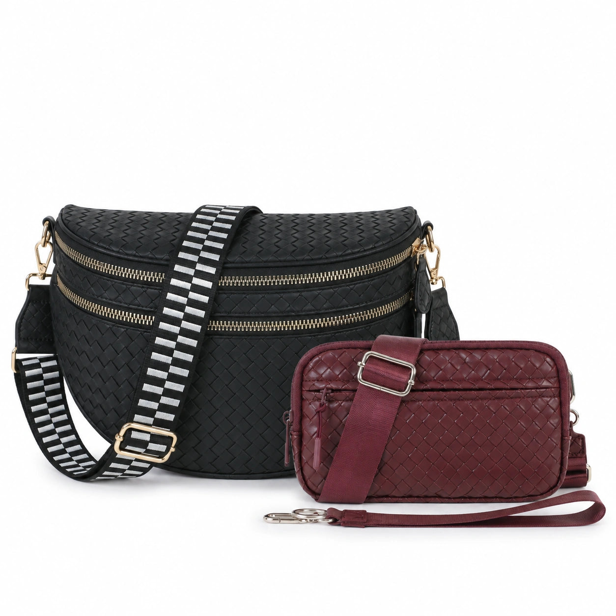 The Hands-Free Essentials Duo - Woven Leather - Image 5