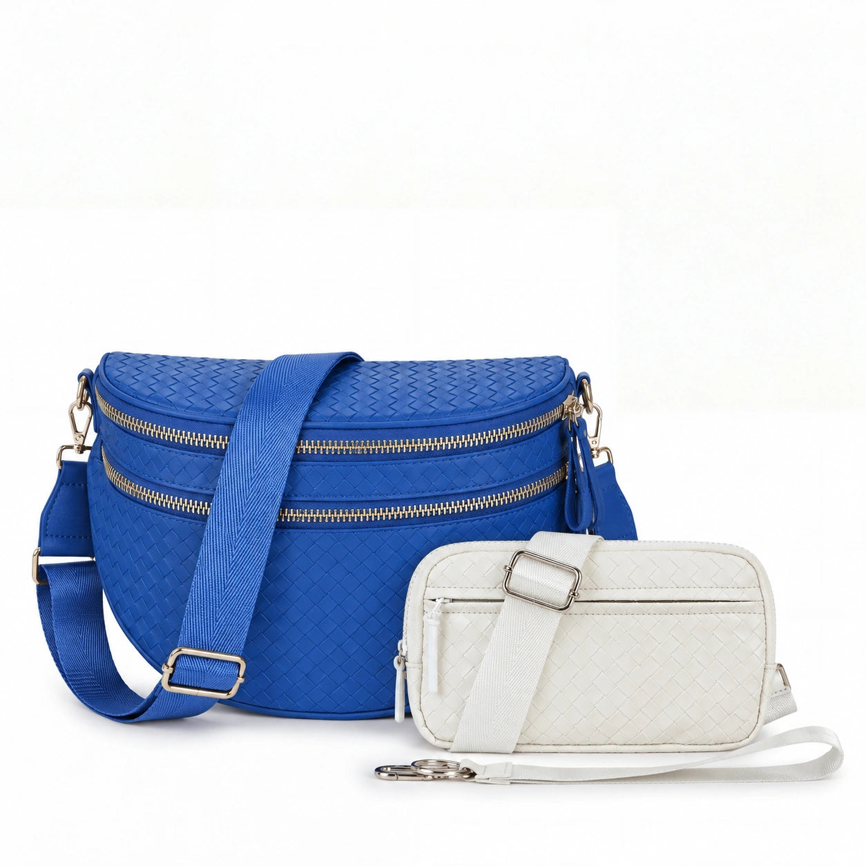 The Hands-Free Essentials Duo - Woven Leather - Image 4